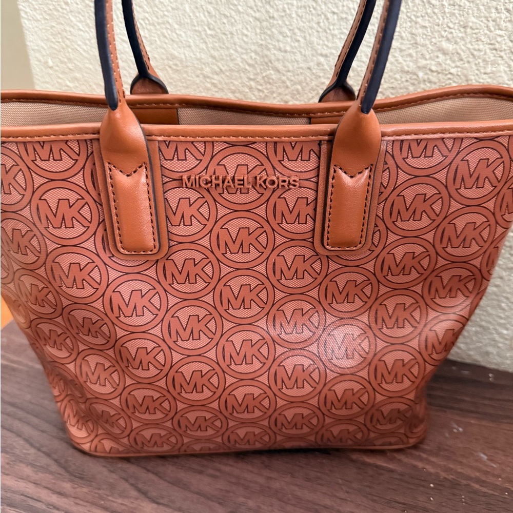 Michael Kors Tan Logo Tote